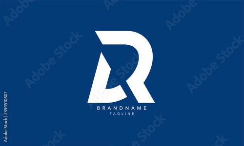 Alphabet letters Initials Monogram logo DR, RD, D and R