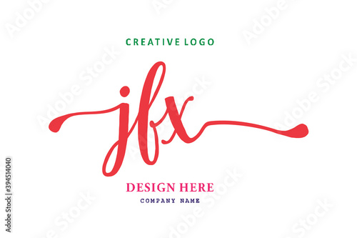 JFX lettering logo is simple, easy to understand and authoritative
