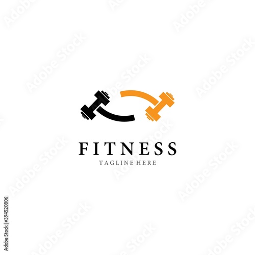 Fitness logo template photo