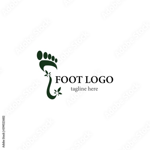 Foot logo template