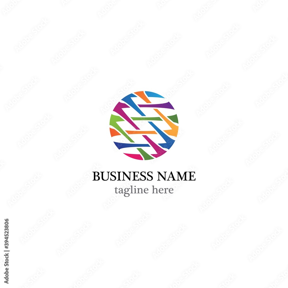 Global logo template vector Global logo template vector