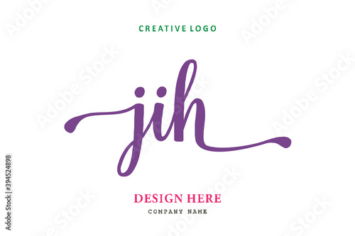 JIH lettering logo is simple, easy to understand and authoritative