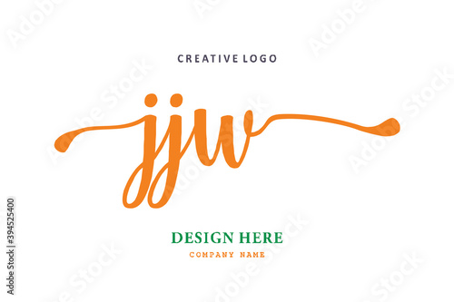 JJW lettering logo is simple, easy to understand and authoritative