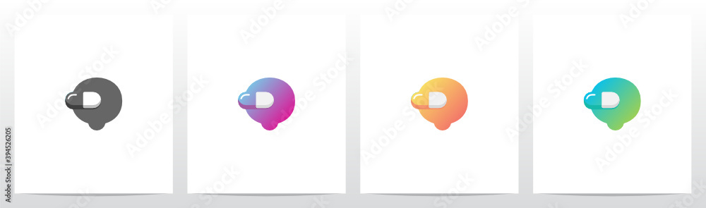 Capsule On Letter Logo Design Q Capsule On Letter Logo Design Q