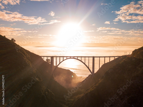 Bixby Bridge on the Ocean photo