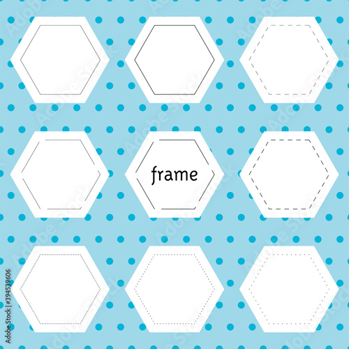 Frame border_hexagon
