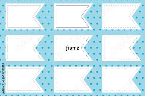 Frame border_ribbon edge