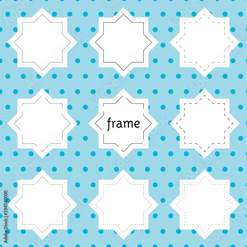 Frame border_octagram