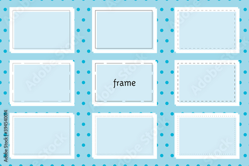 Frame border_off registration rectangle