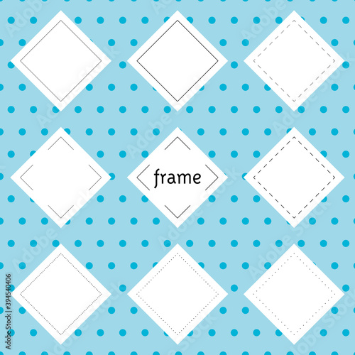 Frame border_rhombus