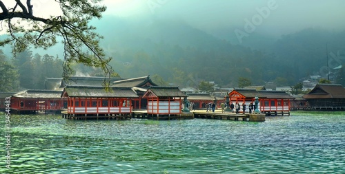 Itsukushima Shrine (Itsukushima-jinja) is a Shinto shrine on the island of Itsukushima (popularly known as Miyajima). It is in the city of Hatsukaichi in Hiroshima prefecture, Japan.
