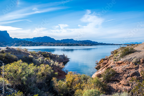 A breathtaking view of the lake in Cattail Cove SP  Arizona