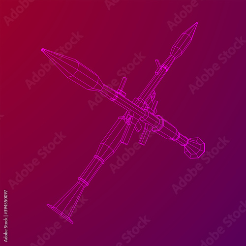 Anti-tank rocket propelled grenade launcher - RPG 7
