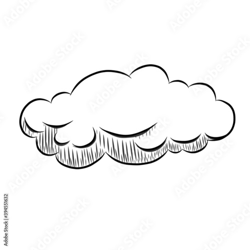 Cloud with shading