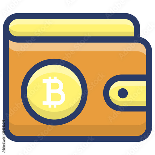 Bitcoin Wallet Vector 