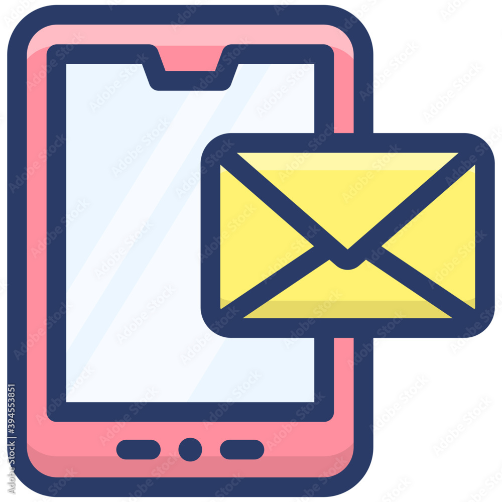 Mobile Message Vector 