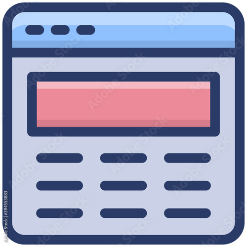 Web Interface Vector 