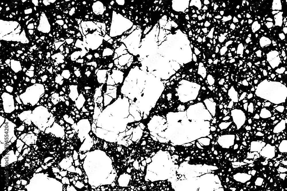 Black and white marble cracks simple texture. Vector illustration. Black and white marble cracks simple texture. Vector illustration.