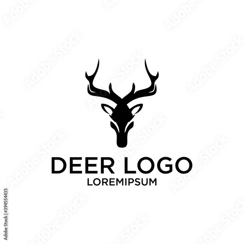 deer logo design inspiration. deer icon. deer head