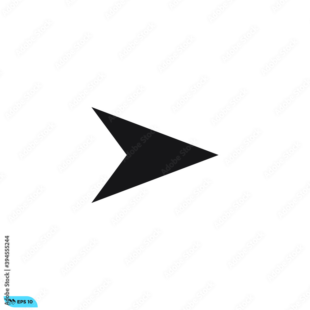 Icon vector graphic of arrow, good for template Icon vector graphic of arrow, good for template