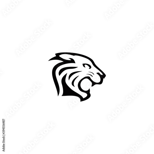 Fototapeta Naklejka Na Ścianę i Meble -  tiger logo design vector graphic idea creative template