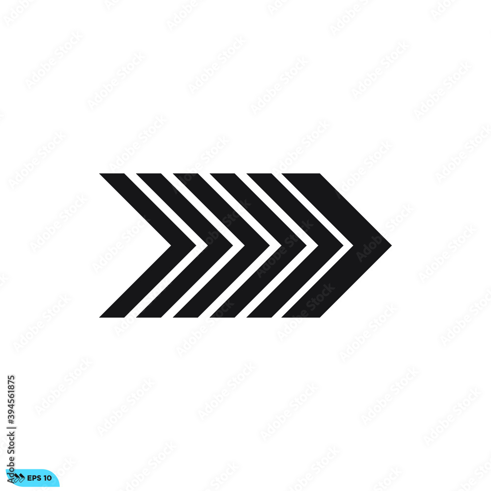Icon vector graphic of arrow, good for template Icon vector graphic of arrow, good for template