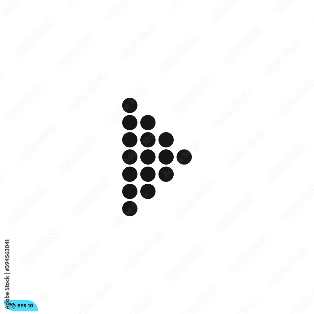 Icon vector graphic of arrow, good for template Icon vector graphic of arrow, good for template