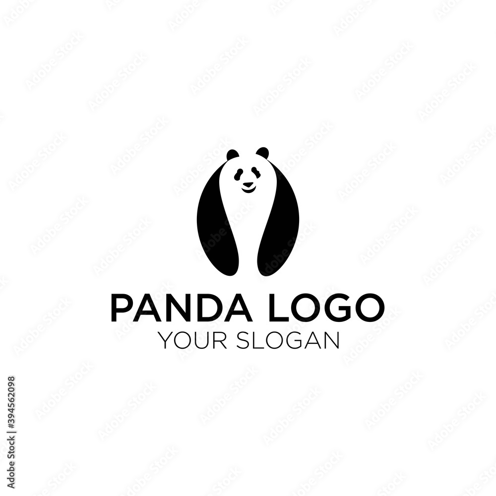 vector panda logo icon vector panda logo icon
