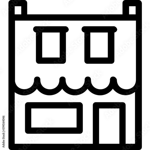 
Building Line Vector Icon
