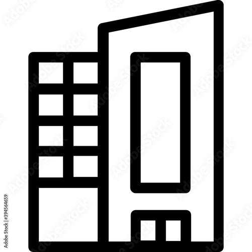 
Building Line Vector Icon
