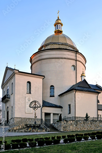 Old Basilian Monastery of the Transfiguration of the Lord - Greek Catholic Monastery Chin St. Basil the Great in the village of Goshiv, Dolinsky district in Ivano-Frankivsk region. photo