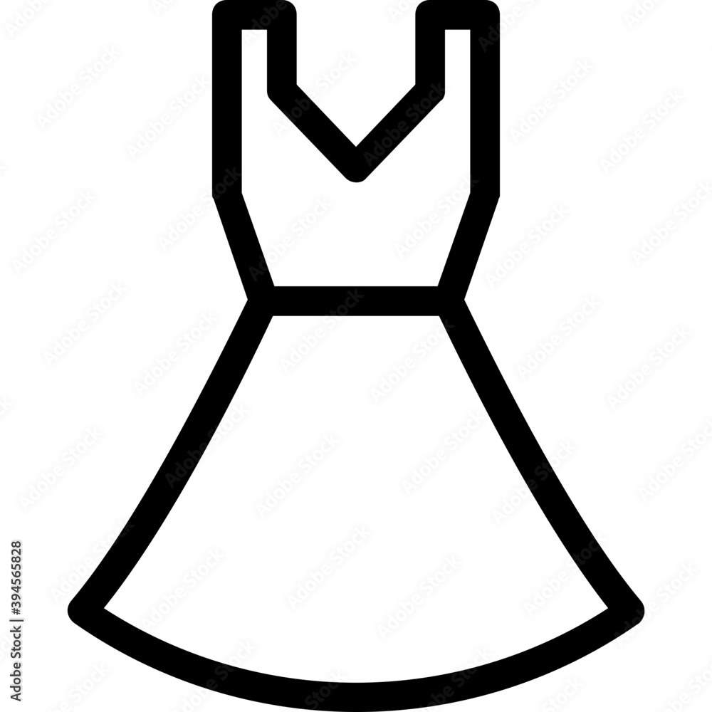 
Frock Vector Icon
