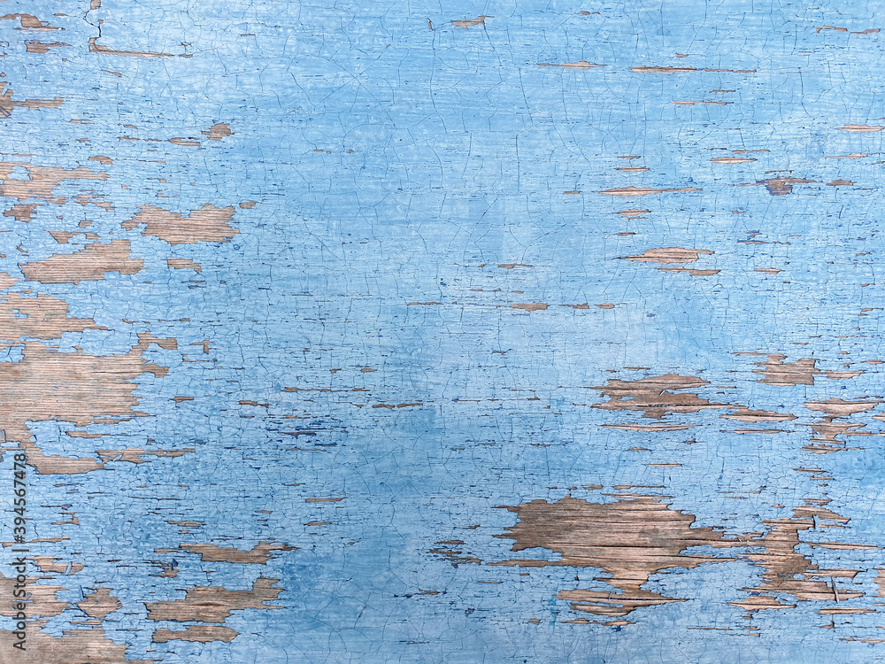 Abstract background, old blue paint cracked wooden surface. Wooden retro surface, selective focus, shallow depth of field Abstract background, old blue paint cracked wooden surface. Wooden retro surface, selective focus, shallow depth of field
