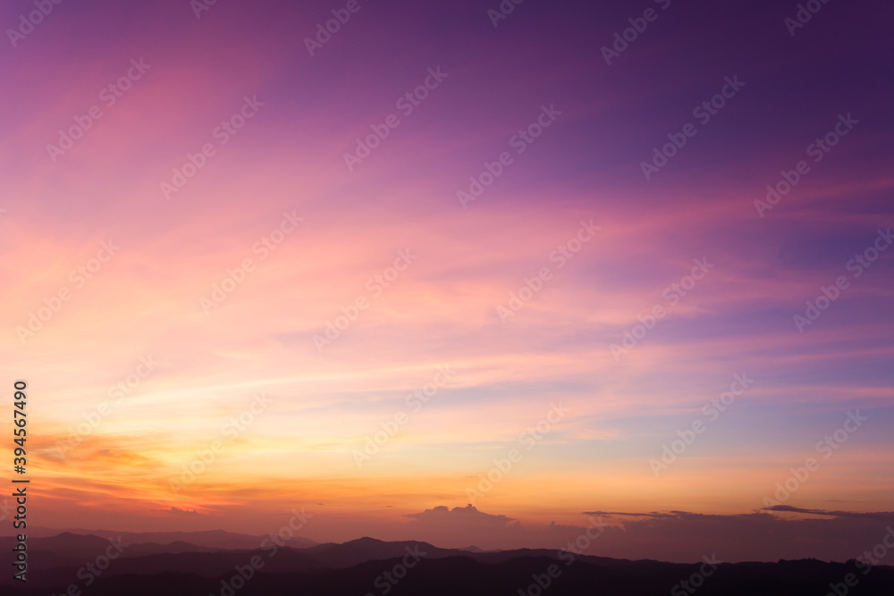 colorful dramatic sky with cloud at sunset colorful dramatic sky with cloud at sunset