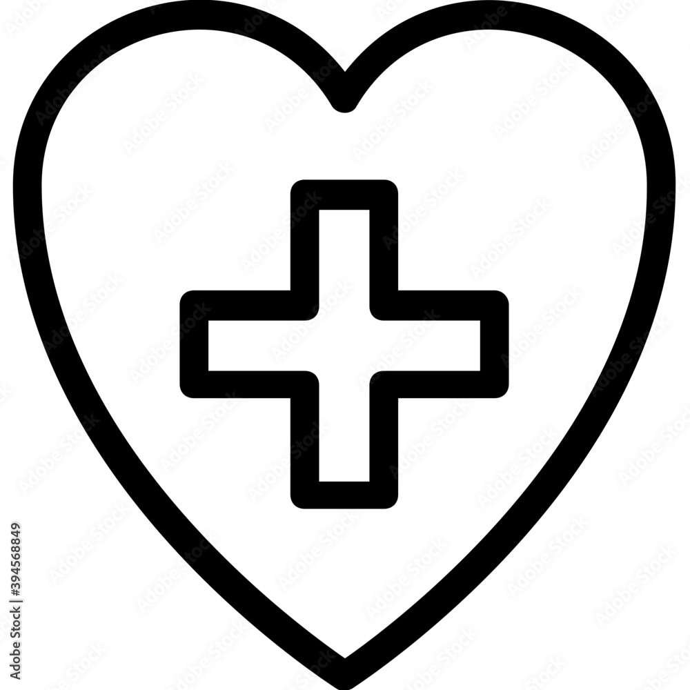 Fototapeta premium Medical Sign Vector Icon 