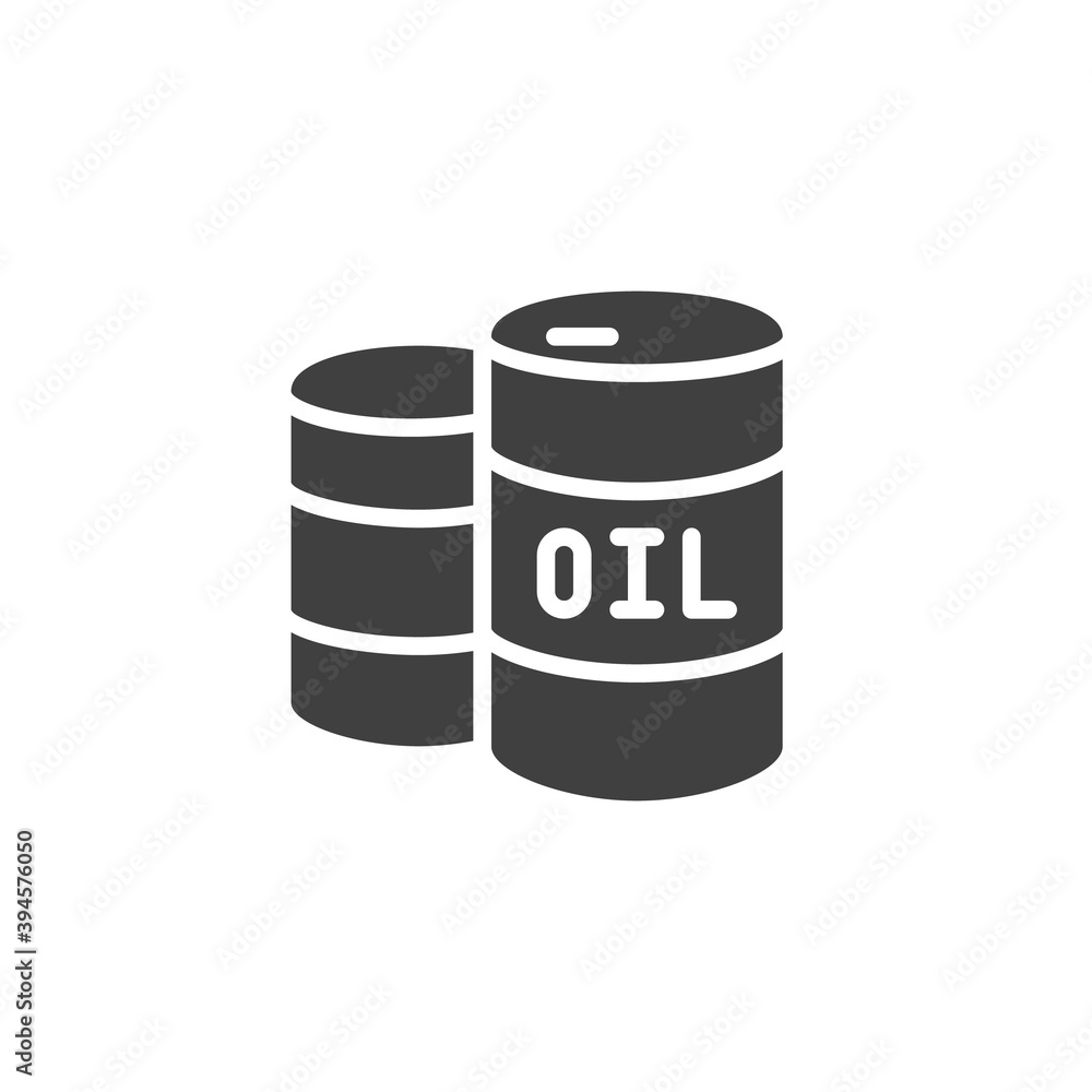Barrels of oil vector icon. filled flat sign for mobile concept and web design. Oil tank glyph icon. Symbol, logo illustration. Vector graphics Barrels of oil vector icon. filled flat sign for mobile concept and web design. Oil tank glyph icon. Symbol, logo illustration. Vector graphics