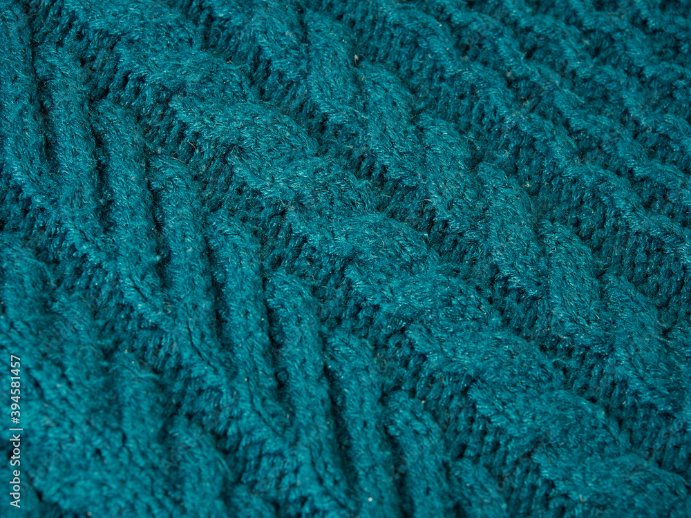 Knitted background. Knitted texture. A sample of knitting from wool ...