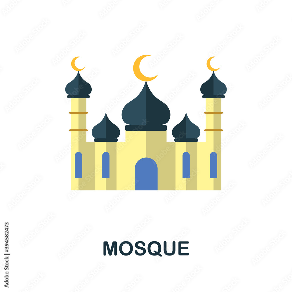 Mosque icon. Simple element from muslim collection. Creative Mosque icon for web design, templates, infographics and more Mosque icon. Simple element from muslim collection. Creative Mosque icon for web design, templates, infographics and more