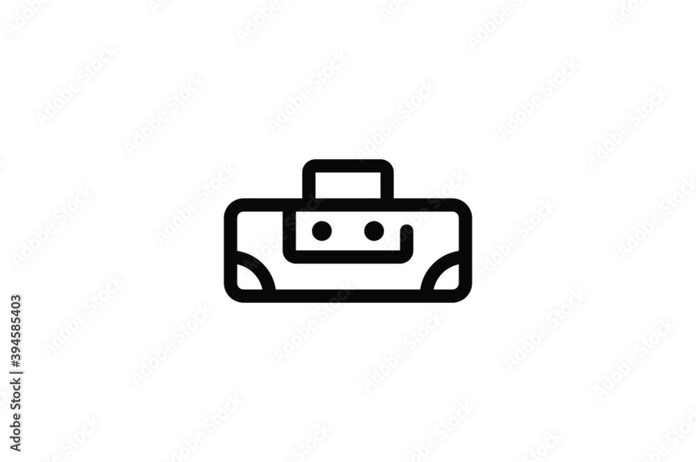 Gym Outline Icon - Bag Gym Outline Icon - Bag