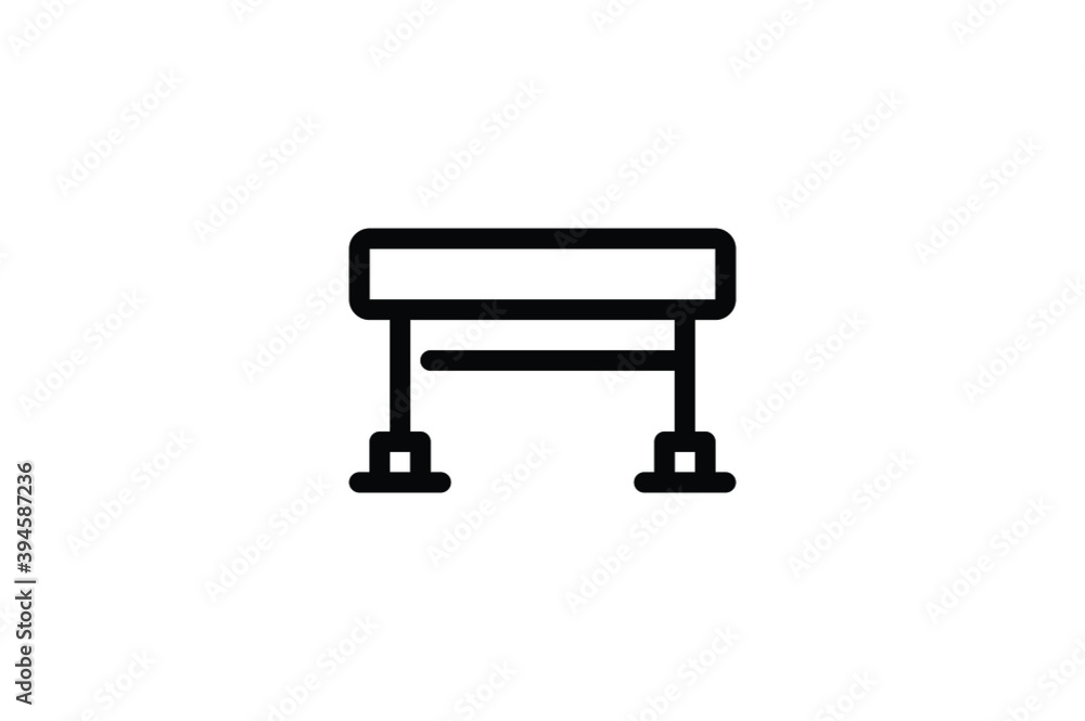 Gym Outline Icon - Obstacles Gym Outline Icon - Obstacles