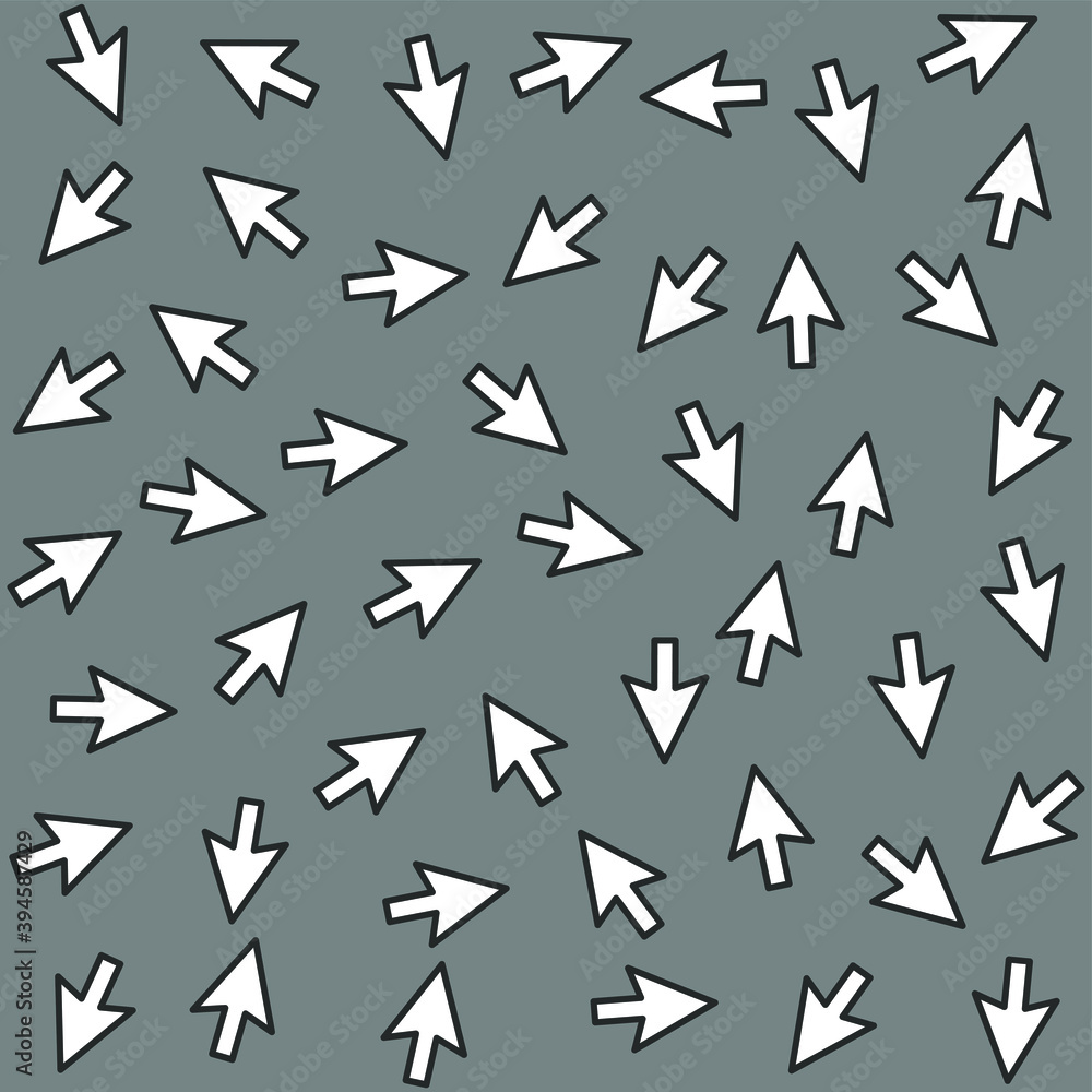 Seamless vector cursor pattern. Arrow symbol background for design, web site, design, fabric, textile. Seamless vector cursor pattern. Arrow symbol background for design, web site, design, fabric, textile.