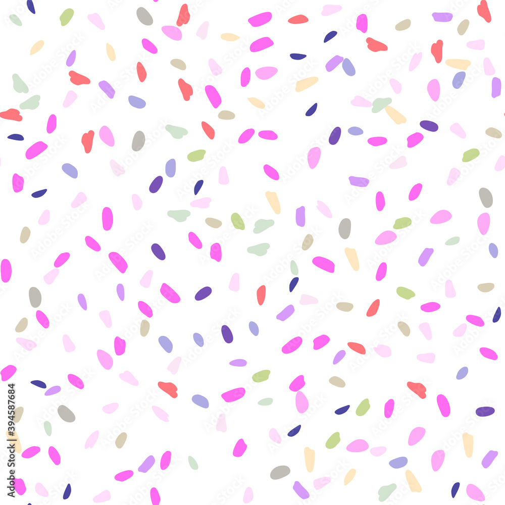 Multicolored spots pattern/ Acrylic brushes paint seamless background