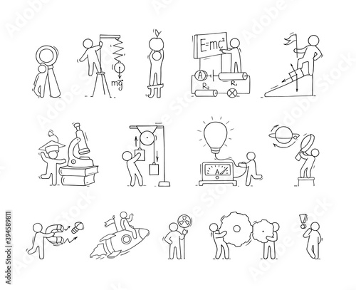 physics concepts with working little people