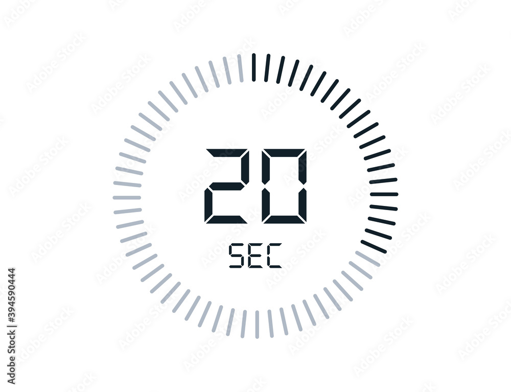 20 second timers Clocks, Timer 20 sec icon 20 second timers Clocks, Timer 20 sec icon