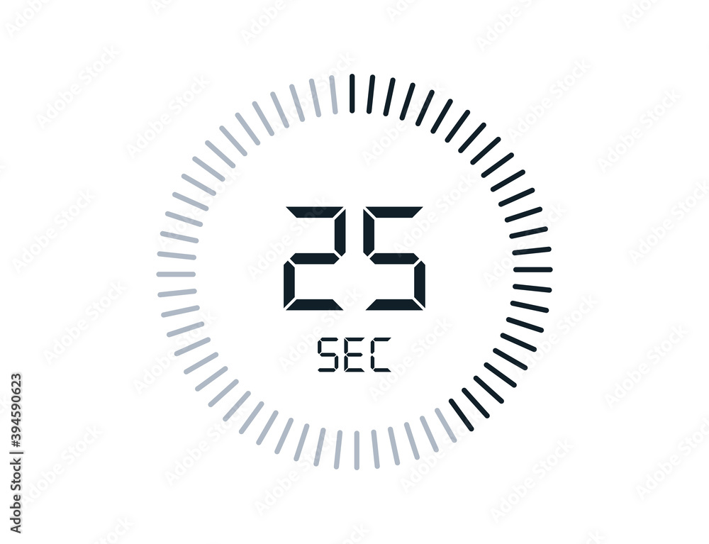 25 second timers Clocks, Timer 25 sec icon