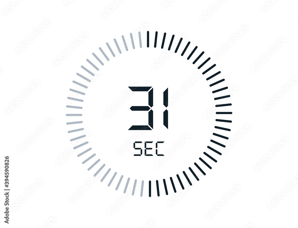 31 second timers Clocks, Timer 31 sec icon 31 second timers Clocks, Timer 31 sec icon