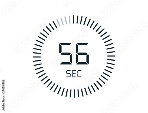 56 second timers Clocks, Timer 56 sec icon