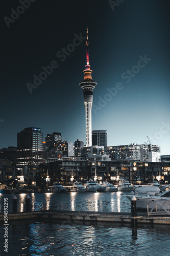 Photography sky tower 
auckland