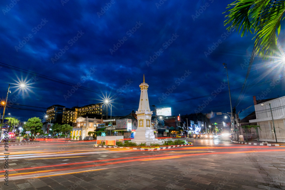 Tugu jogja or often called the white paal, is a symbol of the city yogyakarta indonesia.