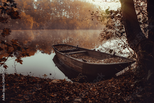 boat on the lake